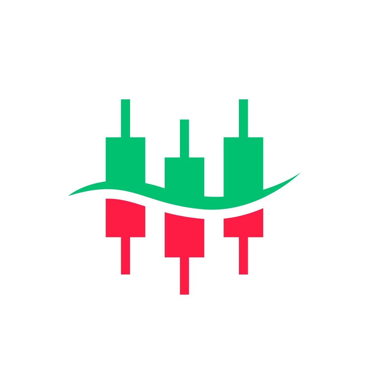 Solid Candlestick Pattern Icon